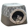 Factory Hot Sales Cat Cave Bed Yurt Cat House Warm Cotton Collapsible Pet Bed Deluxe Cat House