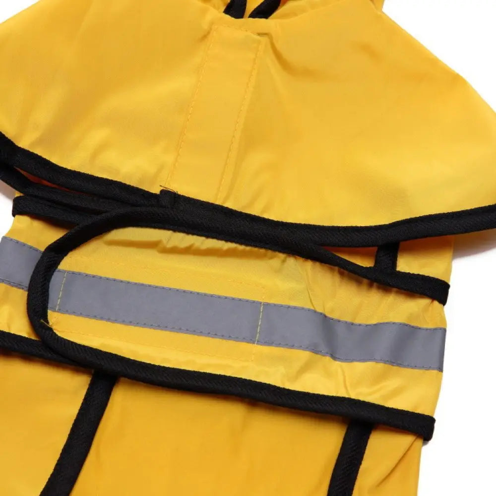 Waterproof Reflective Dog Raincoat - Full-Cover 4 Legs Windproof Gear for Small Dogs, Adjustable for Bichon Poodle