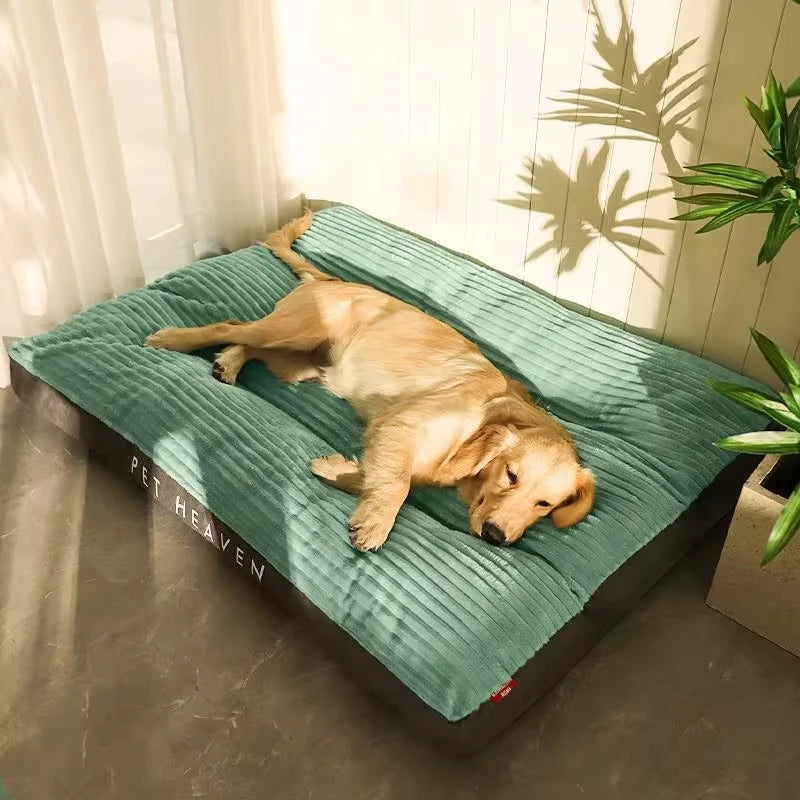 Corduroy Large And Pet Dog Bed Winter Warm Dog Sleeping Mat