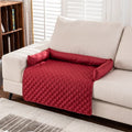 Waterproof Dog Bed Blanket Mat Dog Sofa Couch Slipcover Dog Pad with Neck Pillow Washable Calming Nest for Travel Home