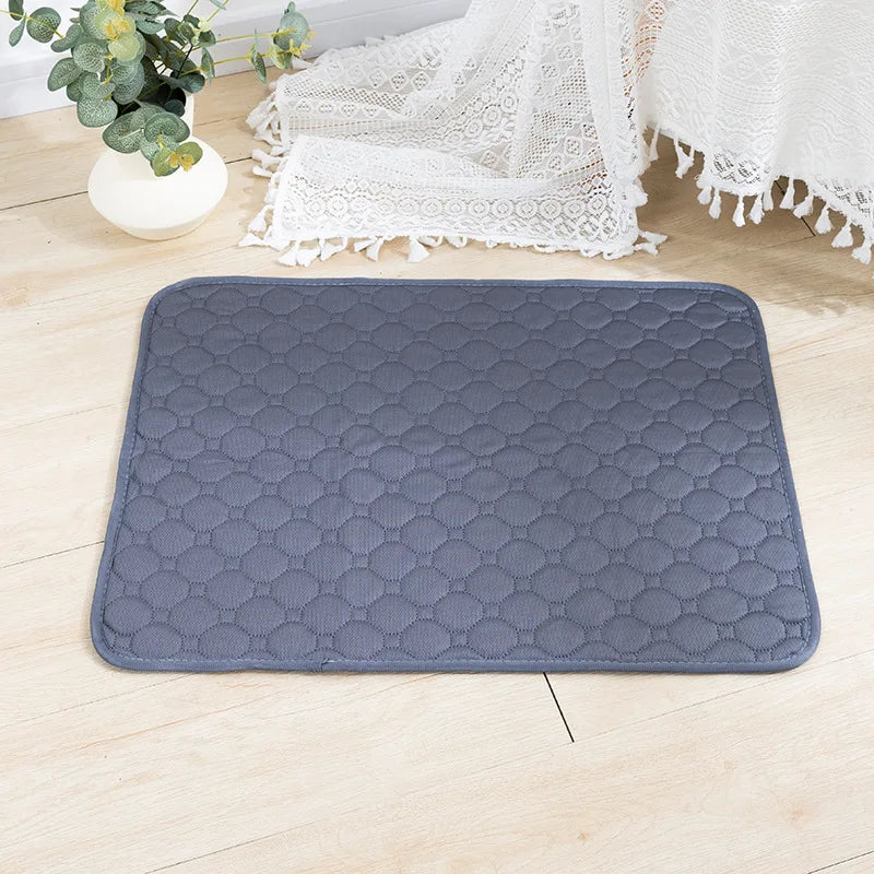 Dog Pee Pad Washable Dog Urine Mat Car Seat Floor Sofa Waterproof Absorbent Puppy Cat Training Diaper Mat Reusable Pet Supplies