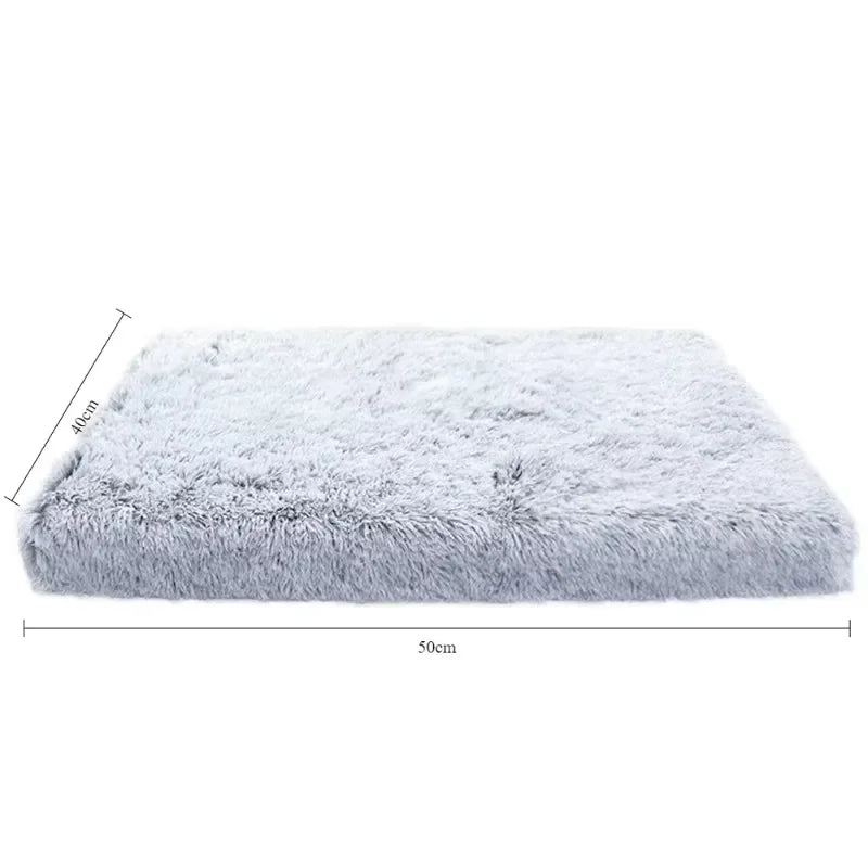Plush Dog Bed for Small Medium Large Dogs Soft Cat Beds Removable for Cleaning Puppy Cushion Claming Dog Beds Pet Accessories