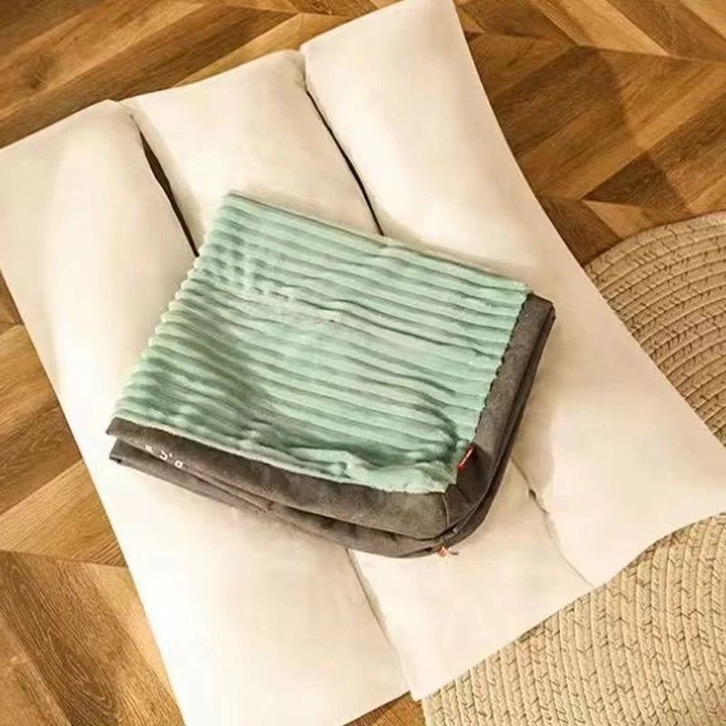 Corduroy Large And Pet Dog Bed Winter Warm Dog Sleeping Mat