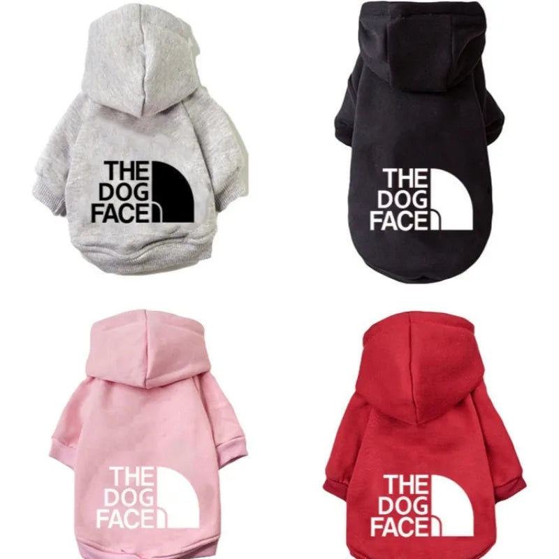 Hooded Pet Jacket Coat Hoodie Dog Bodysuit Clothing Autumn Winter Warm Dog Hoodie Large Small Dog Corgi Border Collie Fadou