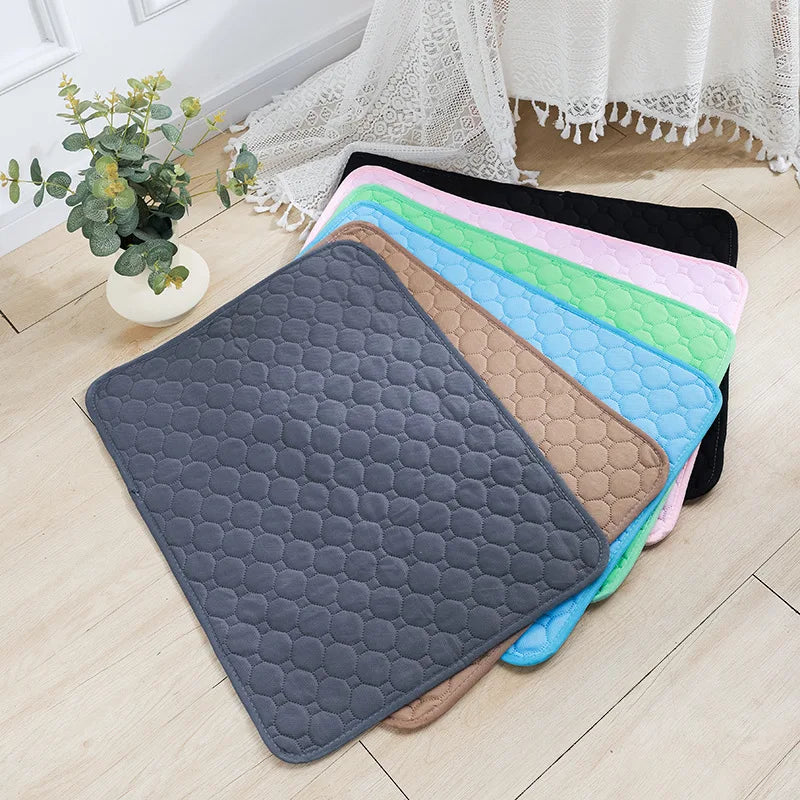 Dog Pee Pad Washable Dog Urine Mat Car Seat Floor Sofa Waterproof Absorbent Puppy Cat Training Diaper Mat Reusable Pet Supplies